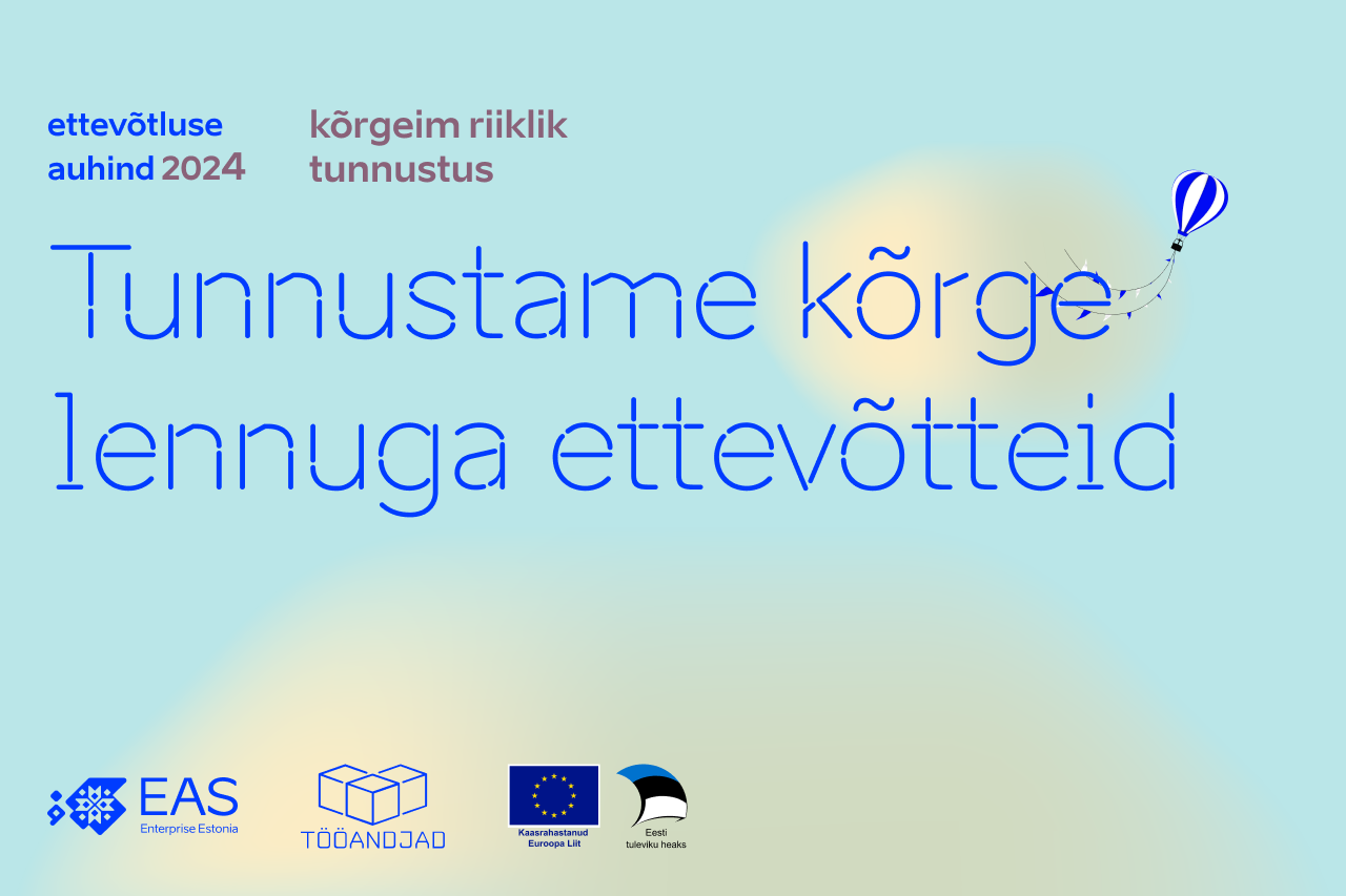 Märkame ja tunnustame silmapaistavaid ettevõtteid Eesti suurimal ettevõtluskonkursil „Eesti parimad ettevõtted 2024“.