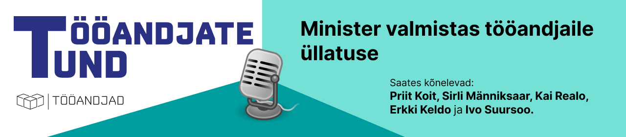 Värskes raadiosaates "Tööandjate tund" kõnelevad Utilitase juht Priit Koit, Ericsson Eesti juht Sirli Männiksaar, Eesti Tööandjate keskliidu volikogu juht Kai Realo, majandus- ja tööstusminister Erkki Keldo ning Eesti Tööandjate keskliidu volikogu aseesimees Ivo Suursoo.