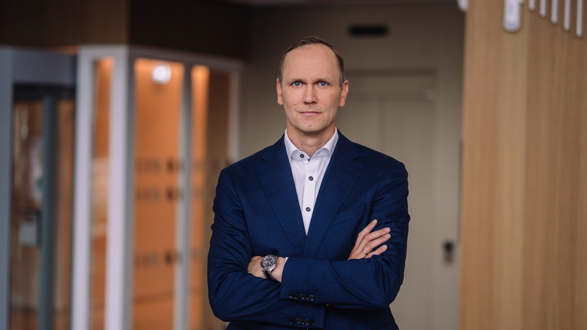 Swedbank Eesti juht Olavi Lepp. Foto: Jake Farra