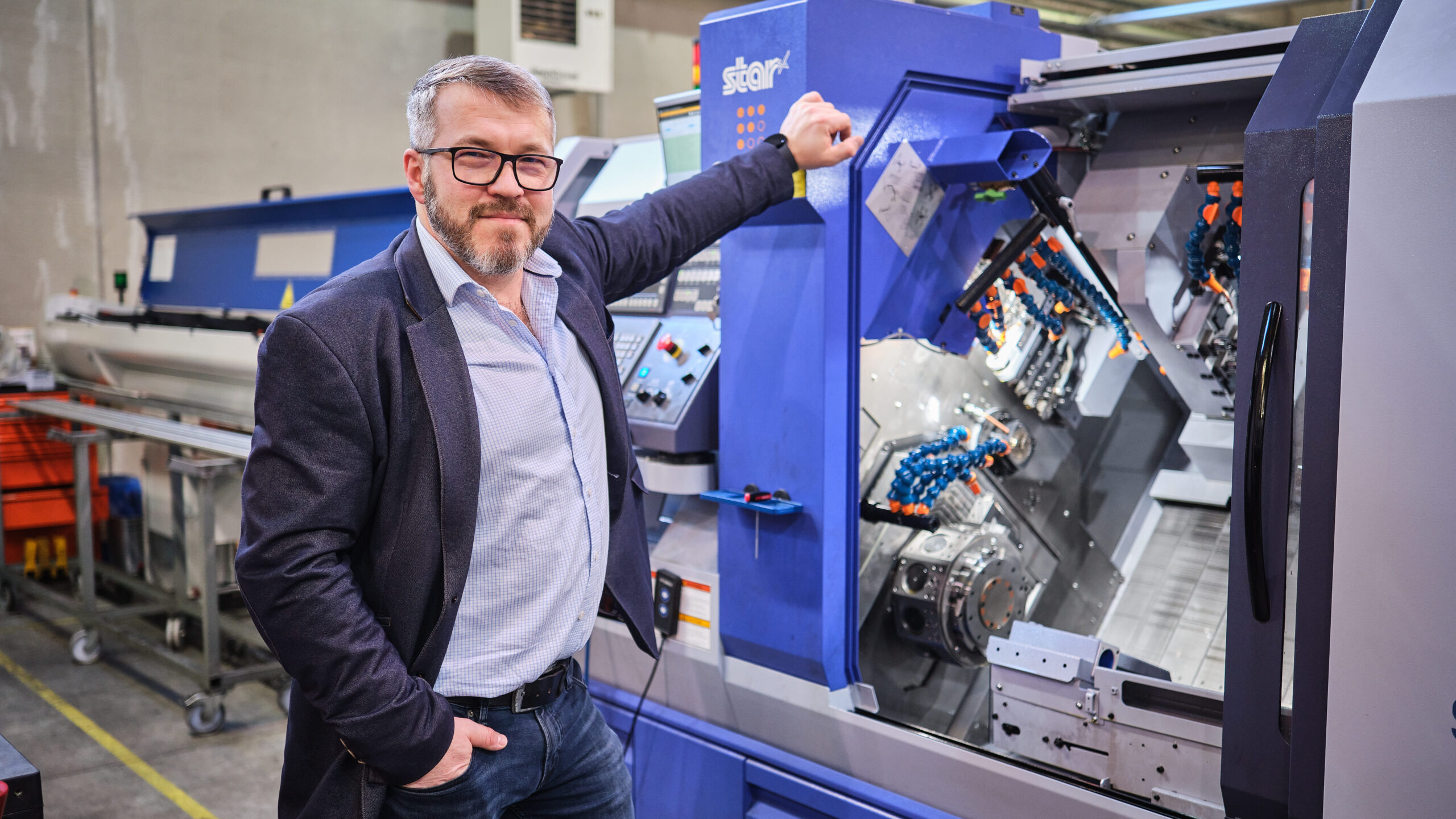 Metallitööstuste Radius Machining asutaja, juhatuse liige ja Eesti Tööandjate Keskliidu hariduse töörühma juht Veljo Konnimois. Foto: Hendrik Osula